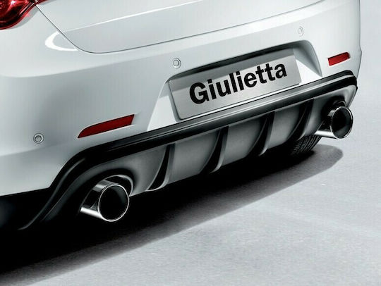 Motordrome Diffusor Auto Rückseite Kompatibel mit Alfa Romeo Giulietta Εξάτμιση Μονή