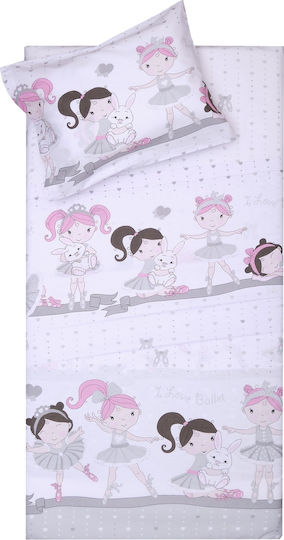 Viopros Rina Baby Quilt Baumwolle Weiß 120x160cm