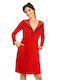 Donna Women's Robe Red Jasmine