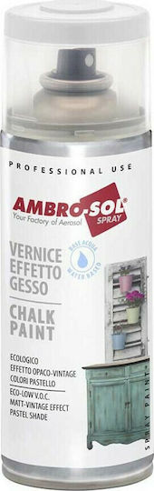 Ambro-Sol Vernice Effetto Gesso Βερνίκι για Χρώμα Κιμωλίας σε Spray Κερί Διάφανο Προστατευτικό 400ml 571109.0006