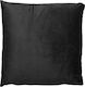 Viopros Sofa-Kissen 230 aus Samt Black 45x45cm.