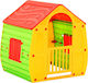 vidaXL Plastic Kids Playhouse Multicolour 102x90x109cm