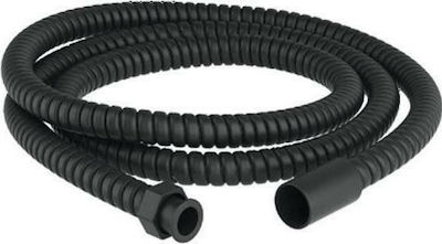 Orabella Metallic Shower Hose Black Matt Glam Industrial 150cm (1/2")