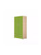 Kids Wardrobe Two Door with 2 Drawers Oak Green 85x50x180cm