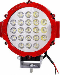 Epistar Στρογγυλός Προβολέας Αυτοκινήτου LED Universal 10 - 30V 63W 1τμχ