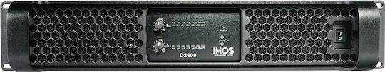 Ihos D-2600 Τελικός Ενισχυτής PA 2 Καναλιών 2500W/4Ω 1250W/8Ω L005744