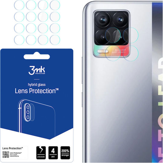3MK Flexible Glass Film Prοtector Camera Protection Tempered Glass Transparent for the Realme 8/8 Pro