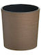 Click Planter Plastic Beige 19x19x20cm.