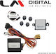 LM Digital Car Parking System with Buzzer and 4 Sensors for Vag Group in Black Color