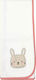 Bebe Stars Waterproof Burp Cloth Bunny Coral 50x80cm 3114