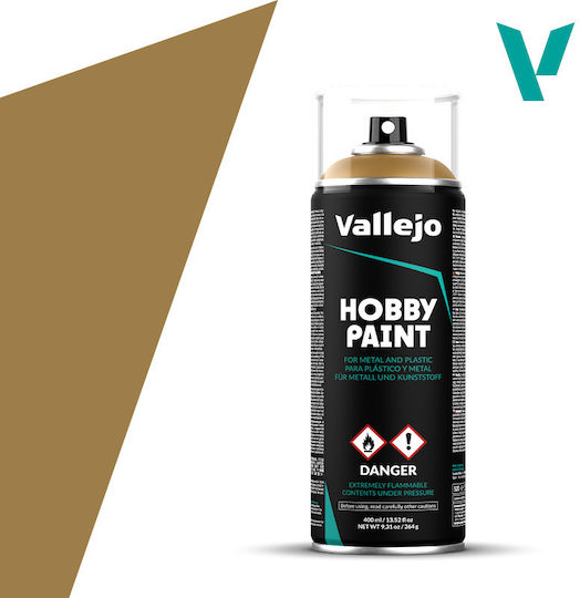 Acrylicos Vallejo Hobby Paint Χρώμα Μοντελισμού σε Spray Panzer Yellow 264g 400ml