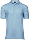 Tee Jays Luxury Men's Short Sleeve Promotional Blouse Light Blue