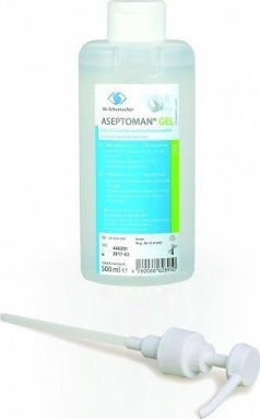 Dr. Schumacher Aseptoman Hand Sanitizer Gel with Pump 500ml Odorless