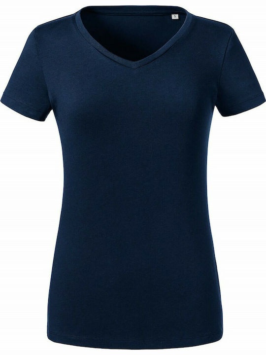 Russell Europe Women's Short Sleeve Promotional T-Shirt Navy Blue