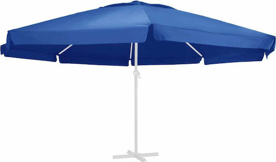 vidaXL Material De Înlocuire Pentru Umbrelă Albastru Φ6m