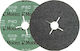 Morris Δίσκος Fibre 125mm SF Φύλλο Λείανσης Έκκεντρου Τριβείου K16 125x125mm