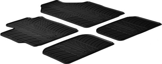 Gledring Σετ Μπροστινά και Πίσω Πατάκια 4τμχ για Toyota Urban Cruiser / Yaris 2009 Μαύρα