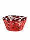 Alessi Barket Fruit Bowl Metallic Red 21x21x10cm