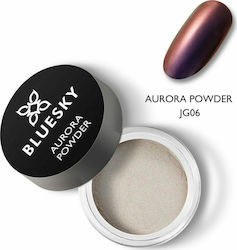Bluesky Chrome Powder Dekopulver für Nägel in Silber Farbe