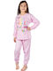 Nina Club Girl Power Set Top & Bottom Kids Winter Cotton Pyjamas Pink