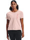 Under Armour Live Repeat Graphic Damen Sportlich T-shirt Rosa