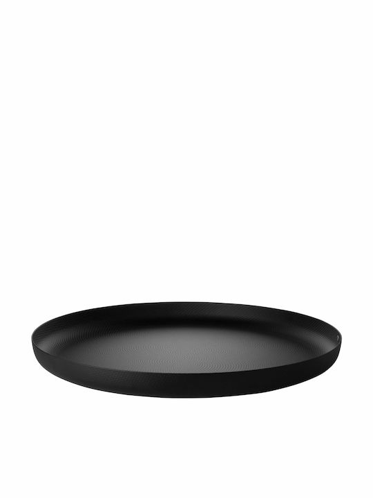 Alessi Metal Rotund Tavă de Servire în Culoare Negru 35x35x3cm JM14/35 BT 1buc