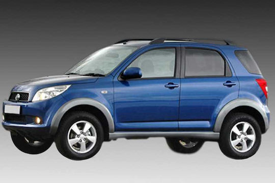 Motordrome Türschweller Auto Seitwärts Spoiler für Daihatsu Terios 2006-2017 Kompatibel mit Daihatsu Terios