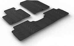 Gledring Set Față și Spate 5 Bucăți Pentru Kia Sorento 2015-2020 Negru