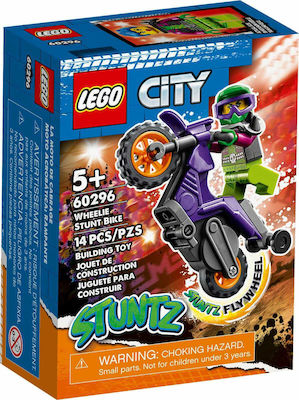 Lego -Stadt: Wheelie Stunt Bike für 5+ Jahre