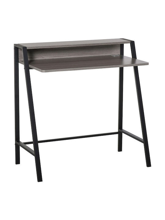 Schreibtisch mit Metallbeinen Grey 84x45x85cm