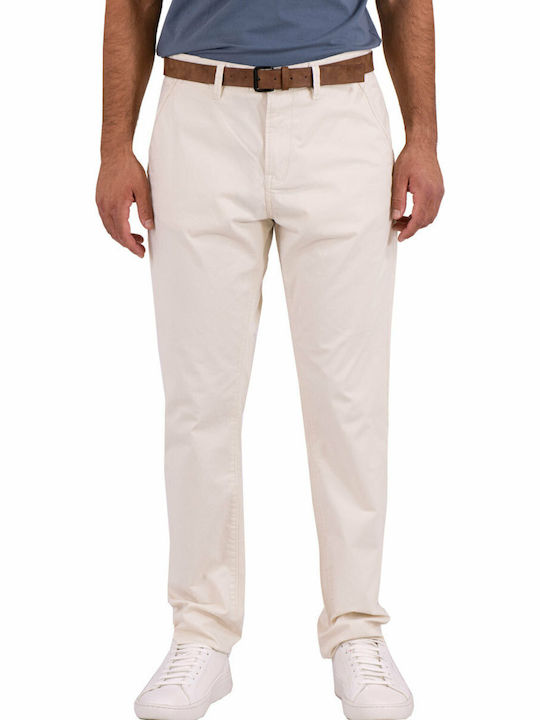 Tom Tailor Hose Chino in Schlanker Passform Beige