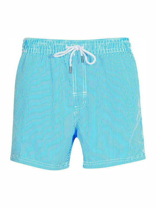 Prince Oliver Men's Swimwear Shorts Turquoise Striped