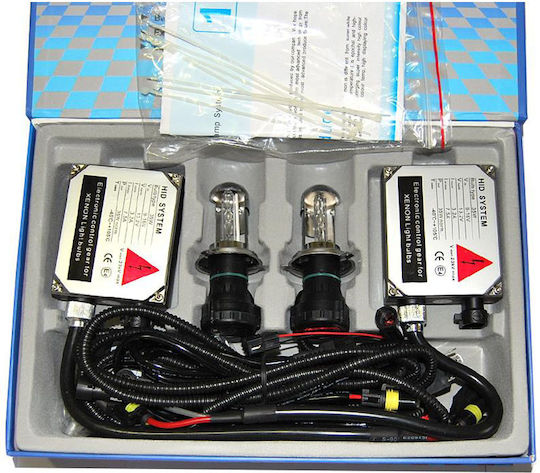 Autoline Xenon Σετ Φωτισμού Αυτοκινήτου Super Vision HID H4 Can bus 35W 12V 6000K Ψυχρό Λευκό