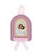 Prince Silvero Heilige Ikone Kinder Amulett mit der Jungfrau Maria Pink aus Silber MA-D1104E-R