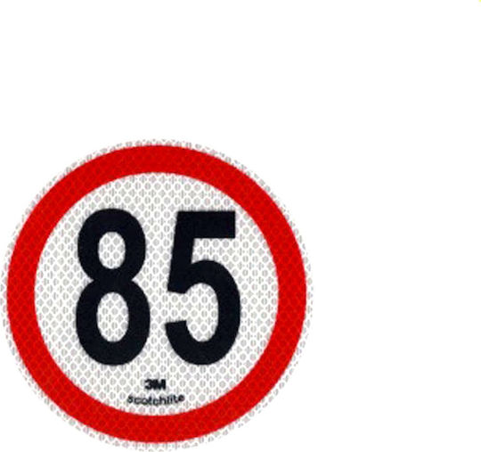 3M Truck Accessories Speed Limit Sticker 85 Ø15cm