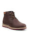 Lacoste Manette Women's Suede Combat Boots Brown