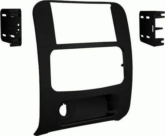 Connects2 DIN-Verkleidungsplatten 2 Din Frontblende R/CD Jeep Cherokee (KJ) 2002-2007 für Jeep Cherokee 2002-2007