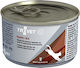 Trovet Hepatic Wet Food for Adult Cats in Cans with Lamb, Chicken, Rice and Fish Grain-Free & Gluten-Free 100gr