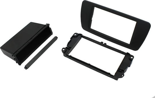 Connects2 Πρόσοψη 2 Din Πρόσοψη R/CD-Οθόνης Seat Ibiza 2008-2014 Piano Black για Seat Ibiza 2008-2014