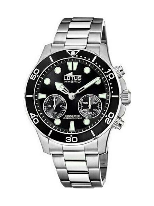 Lotus Watches Ρολόι Χρονογράφος με Μεταλλικό Μπ...