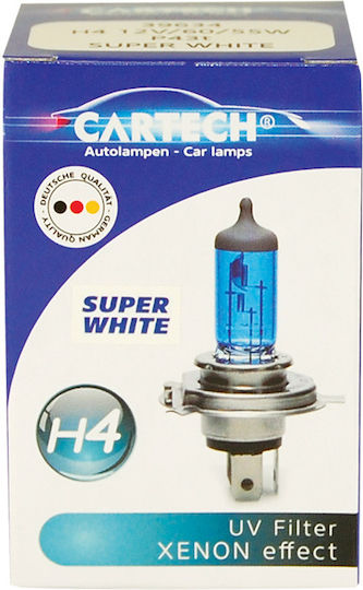 Cartech Lămpi Autoturismului H4 / P43T Halogen 12V 55W 1buc