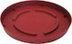 Atmosphera 10.01.00C20PR Round Plate Pot Passion Red 14.7x14.7cm