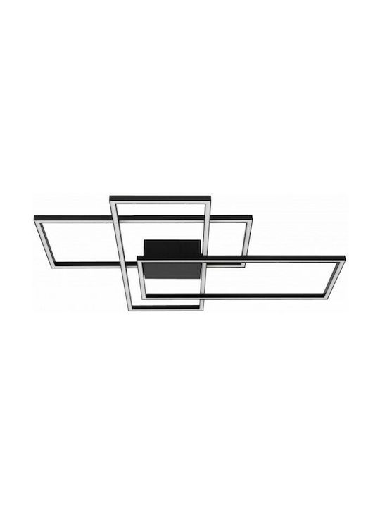 Zambelis Lights Ceiling Mount Light 90cm Black with Integrated LED
