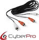 CyberPro Cable RCA male - RCA male 3m CP-2R030
