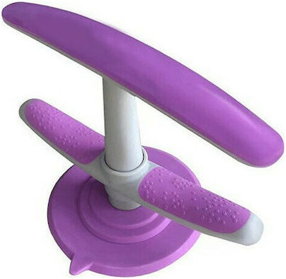 Suction Cup Μπάρα Κοιλιακών Μωβ με Βεντούζα Στήριξης