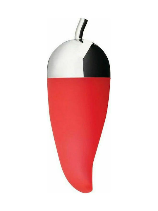 Alessi Χειροκίνητος Μύλος Πιπεριού Πλαστικός σε Κόκκινο Χρώμα 9cm