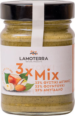 Lamoterra Nut Butter with Aegina pistachio - Hazelnut - Almond 250gr