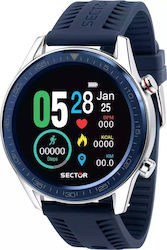 Sector S-02 46mm Blue Silicone Strap Sector S-02 46mm Blue Silicone Strap
