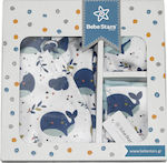 Bebe Stars Newborn Clothing Set Whale for Boy for 6-9 months 5pcs