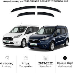 Heko Set Deflectoare Vânt Față și Spate Dark Fime Pentru Ford Turneo Connect / Tranzit Connect 4 Bucăți 15336 Heko Set Deflectoare Vânt Față și Spate Dark Fime Pentru Ford Turneo Connect / Tranzit Connect 4 Bucăți 15336